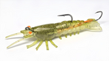 Barambah Stinger Shrimp Finesse 55mm 4.5g Soft Plastic Lure [cl:banana Prawn]