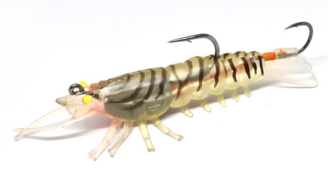 Barambah Stinger Shrimp Finesse 55mm 4.5g Soft Plastic Lure [cl:ghost Shrimp]