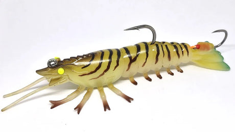 Barambah Stinger Shrimp Finesse 55mm 4.5g Soft Plastic Lure [cl:tiger Prawn]