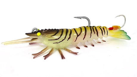 Barambah Stinger Shrimp Hd 125mm 28g Soft Plastic Lure [cl:tiger Prawn]