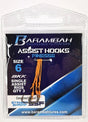 Barambah Single  Assist Finesse Jig Hooks 3pk [sz:6 - Suits Ss 55mm]
