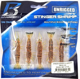 Barambah Stinger Shrimp 55mm Unrigged Soft Plastic Lure [cl:motor Oil]