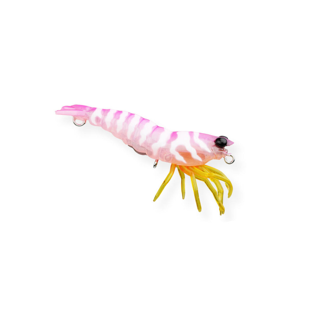 Pro Lure Hybrid Shrimp Pre-rigged 92mm 19.6g Hard Body Lure [cl:candy Shrimp]
