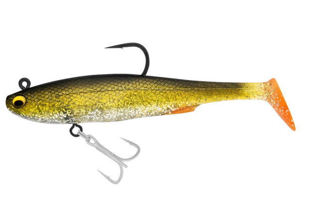 Irukandji Sicario Dtf Pro H 6.5" 56g Pre-rigged Soft Plastic Swimbait Lure [cl:monsoon]