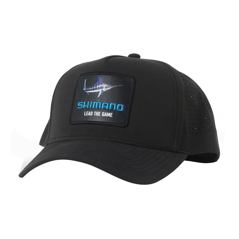 Shimano Cap Trucker Lead The Game Marlin Black 