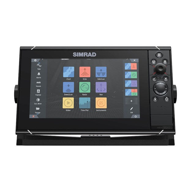 Simrad Nss 9" Evo3s Chartplotter & Fish Finder With Worldmap