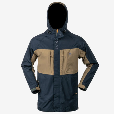 Desolve Fathom Rain Jacket Navy/tan [sz:s]