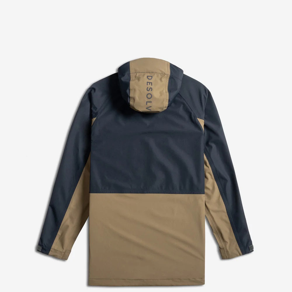 Desolve Fathom Rain Jacket Navy/tan [sz:s]