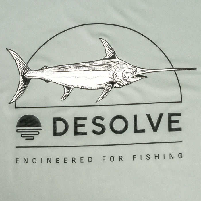 Desolve Solardry Hooded L/s Fishing Shirt - Gladius / Neutral Grey [sz:s]