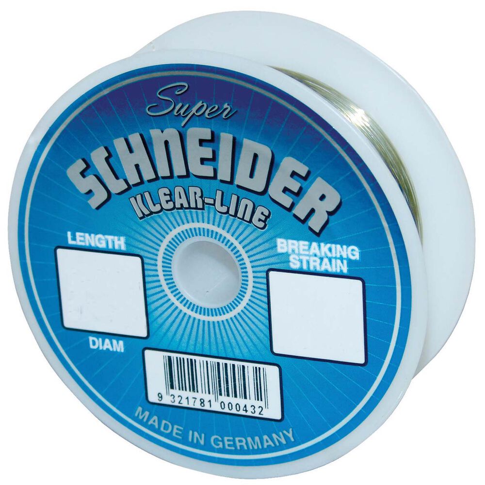Schneider Klear Monofilament Fishing Line Clear - Fisho's Tackle World