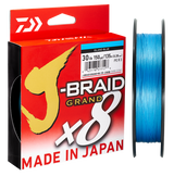Daiwa J-braid Grand X8 Braided Fishing Line Island Blue 135m